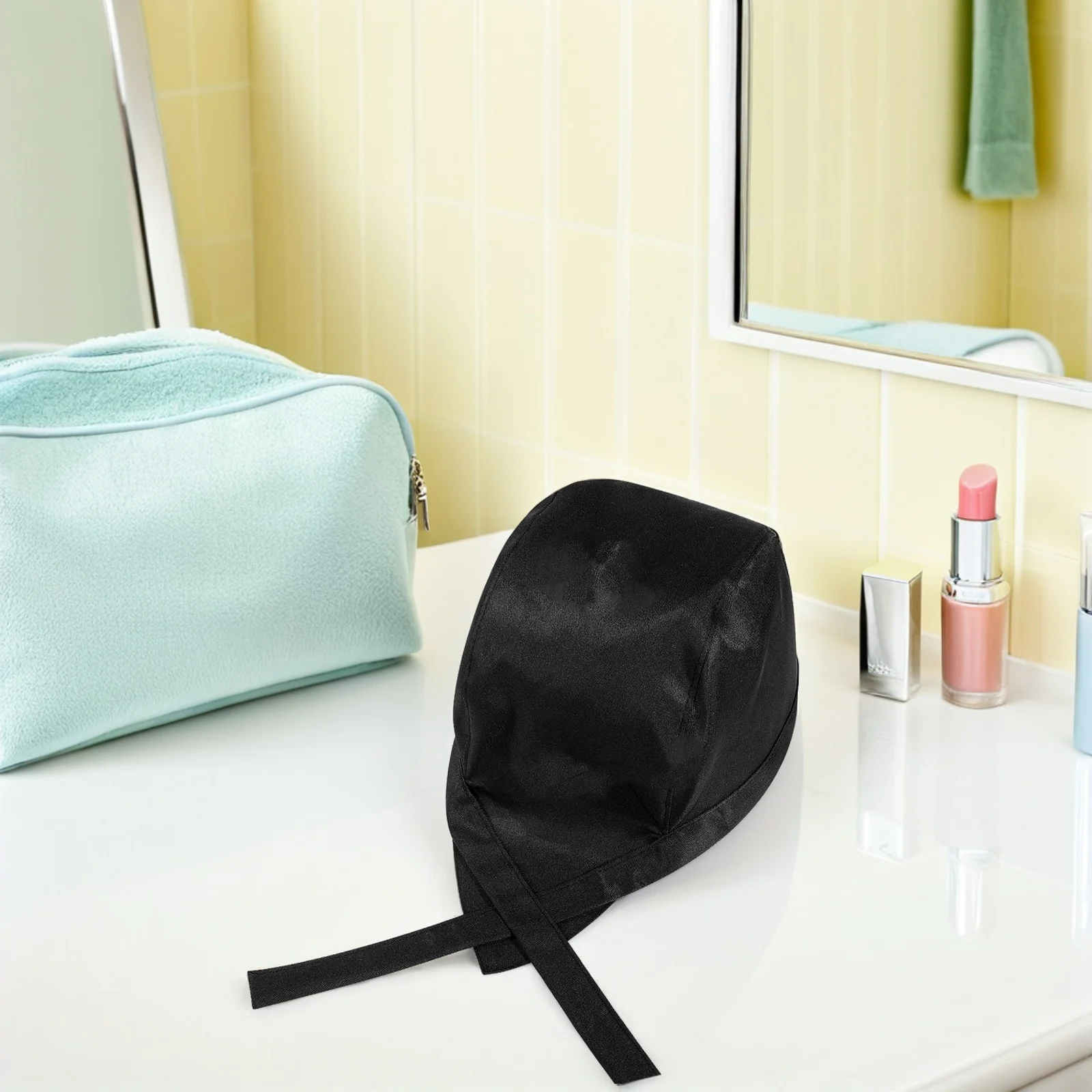 4 pezzi copricapo turbante per cappello uniforme da cucina cucina ristorante cappelli neri elastici in cotone uomo donna cappello uniforme da cuoco