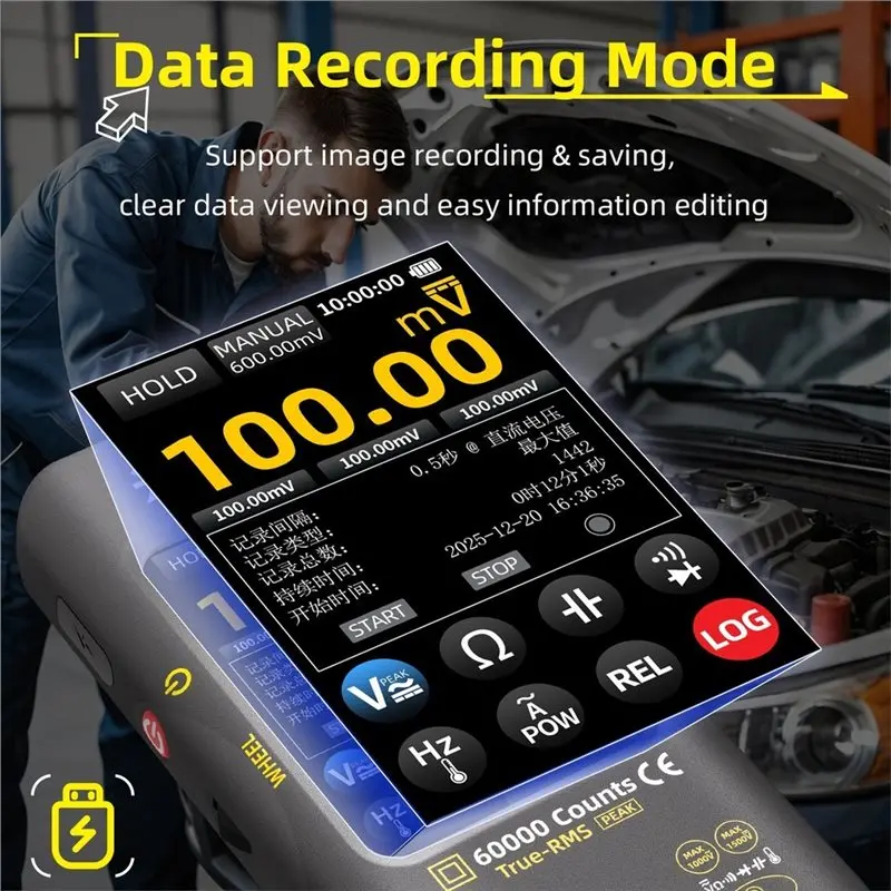 【CUSTOMER FAVORITE】BSIDE S600A Professional Multimeter, 1500V AC 10000A