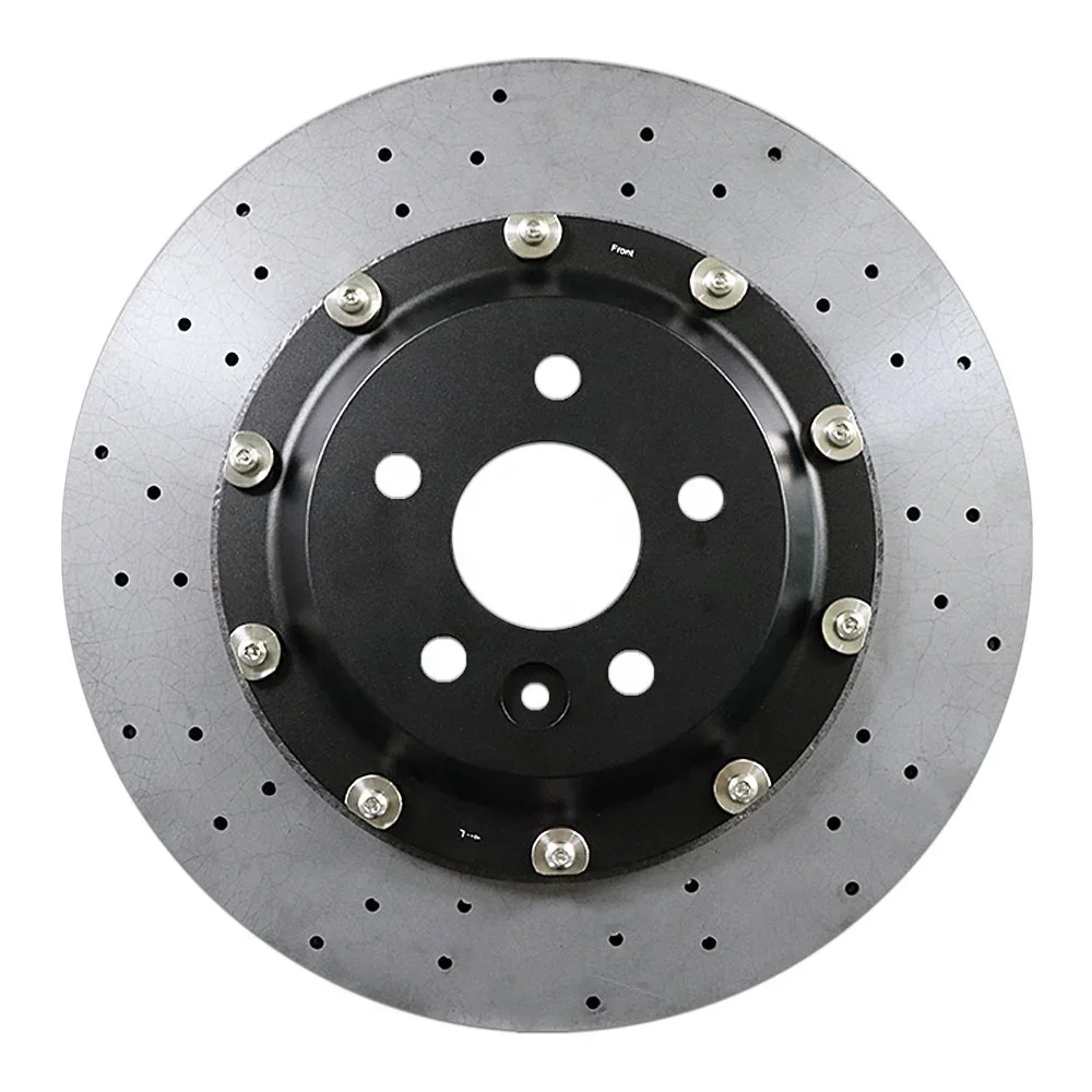 Carbon Ceramic Brake System Kit for Tesla X Plaid Front & Rear High Performance Minimum Weight Carbon-Ceramic Discs