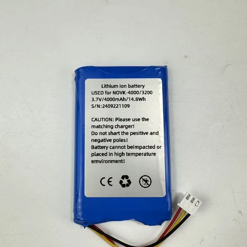 NOVKER-400 Li-ion Battery 3.7V 4000mAh for NOVKER NK4000T NK4000D NK4000F NK3200D NK3200F OTDR Fiber Optic Tester