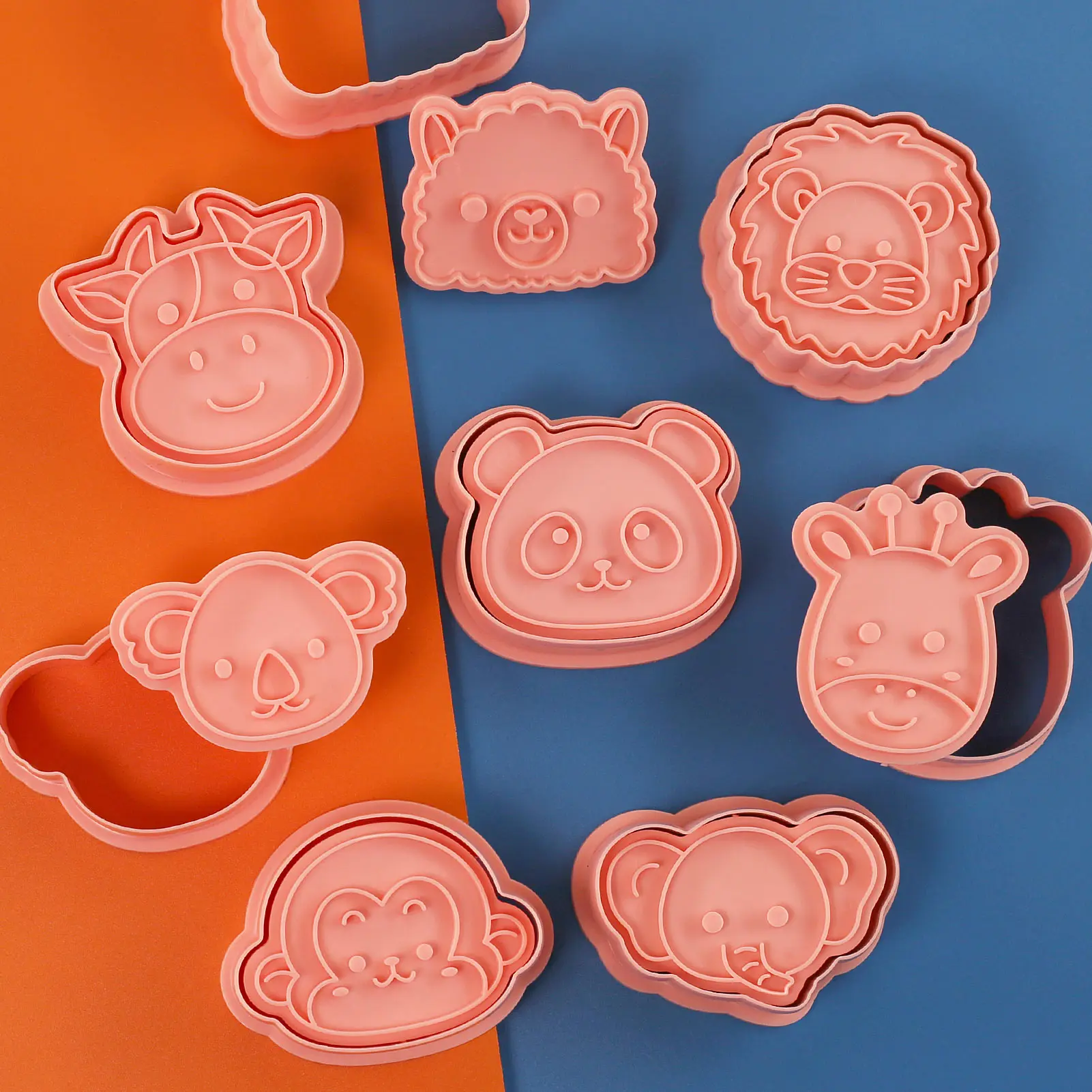 8 Pcs Animal Cookie…