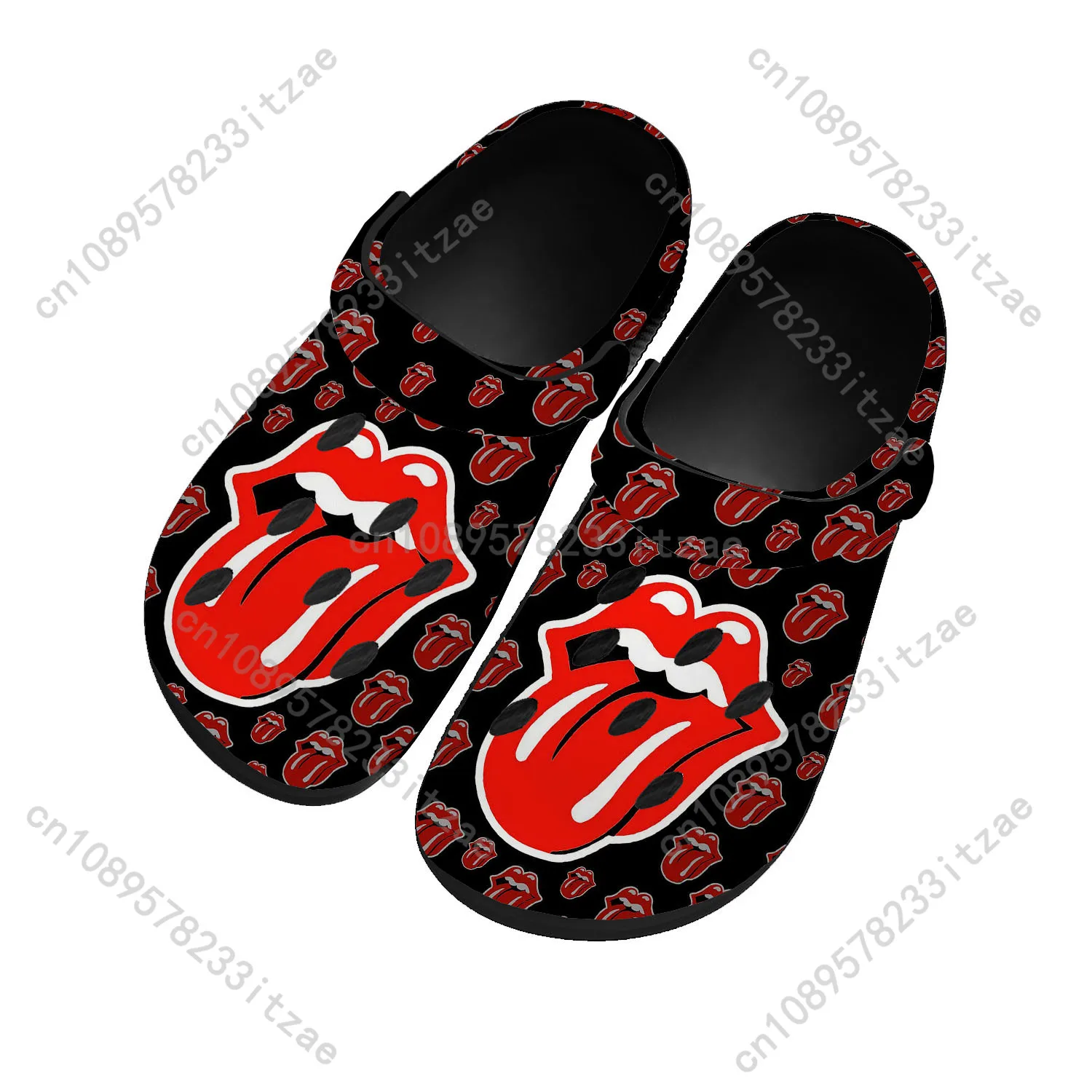 

The Band Rolling Home Clogs Custom Water Stone Shoes Mens Womens Teenager Shoe Garden Clog Beach Hole Slipper Casual Slippers