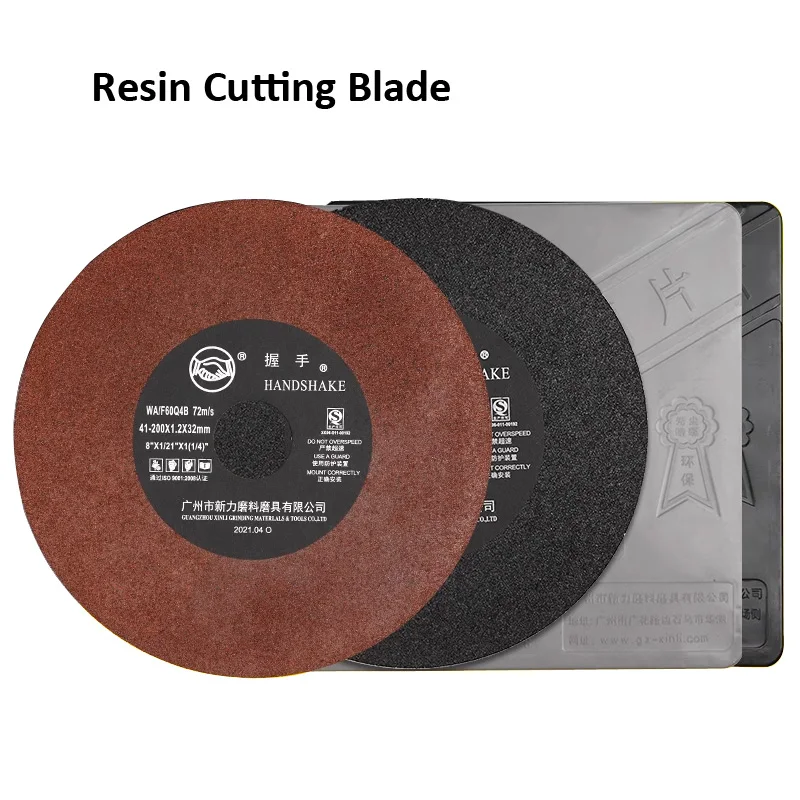 6/7/8inch Abrasive resin grinding wheel blade disc for flat small grinder machine 0.5-1.2mm ultra-thin