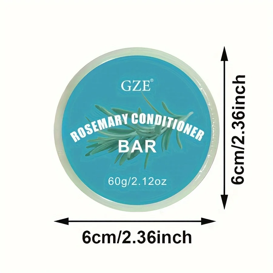 GZE ROSEMARY CONDITIONER BAR Volumizing, Conditioning Builds Full Healthy-Looking Volume in Thin, Limp, Lifeless Hair