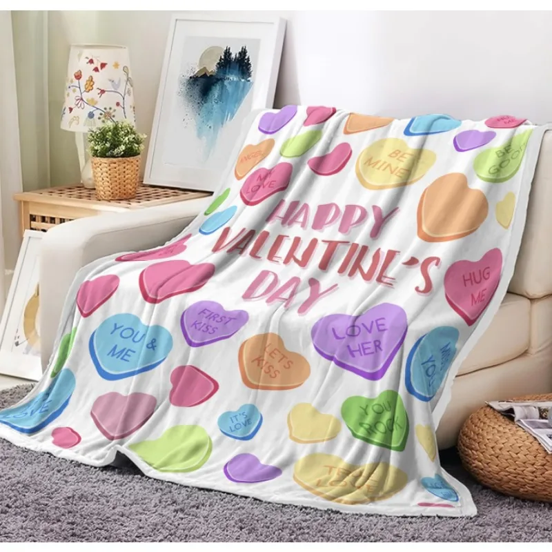 

Конфетное одеяло в форме сердца, подходит для кровати, дивана и стула, подходит для мамы, жены и подруги, подарок на День святого Валентина