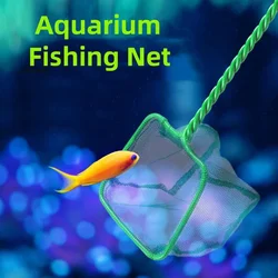 Long Handle Square Aquarium Fishing Net Landing Net for Fish Floating Objects Crab Nets Fishing Rod Dryer Hand Nets