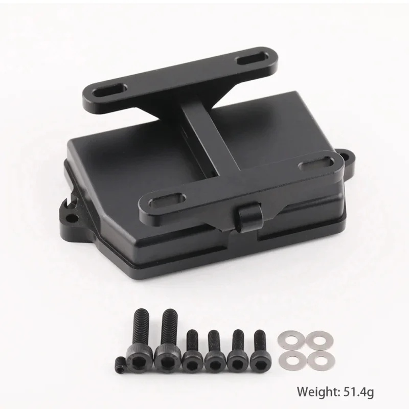 Receiver Box Cover with Electric Adjustment Bracket for TRAXXAS 1:5 X-MAXX 6S/8S 1:6XRT Monster Truck Upgrade Parts