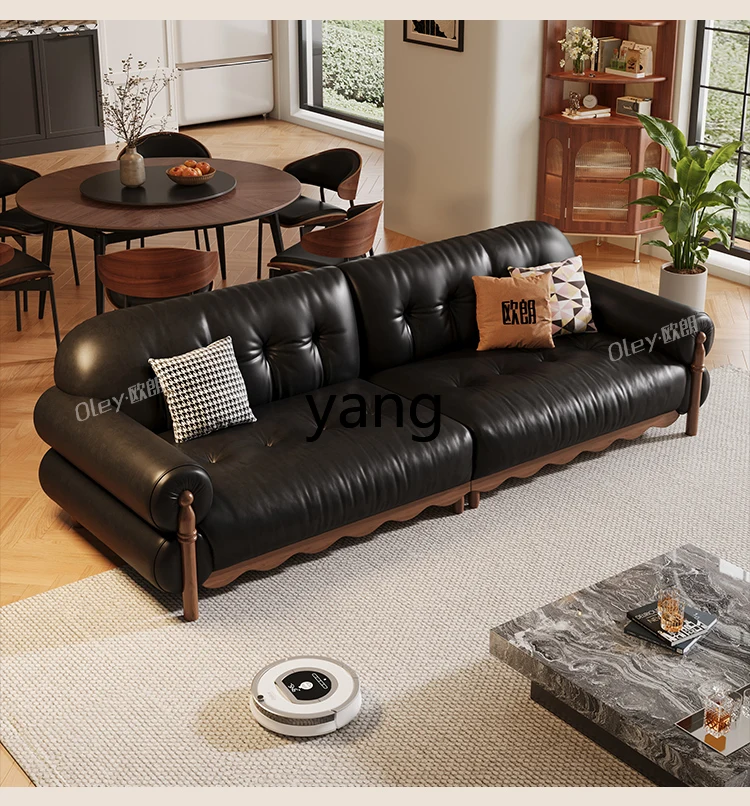LMMminimalist antique style living room size apartment Internet celebrity modern simple straight row three people