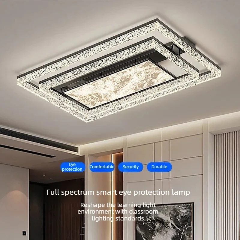 Nordic Modern Luxury Led Home Ceiling Lamps Cloud Mist Series Eye Protection Light Fixture Living Room Master Illumination Decor