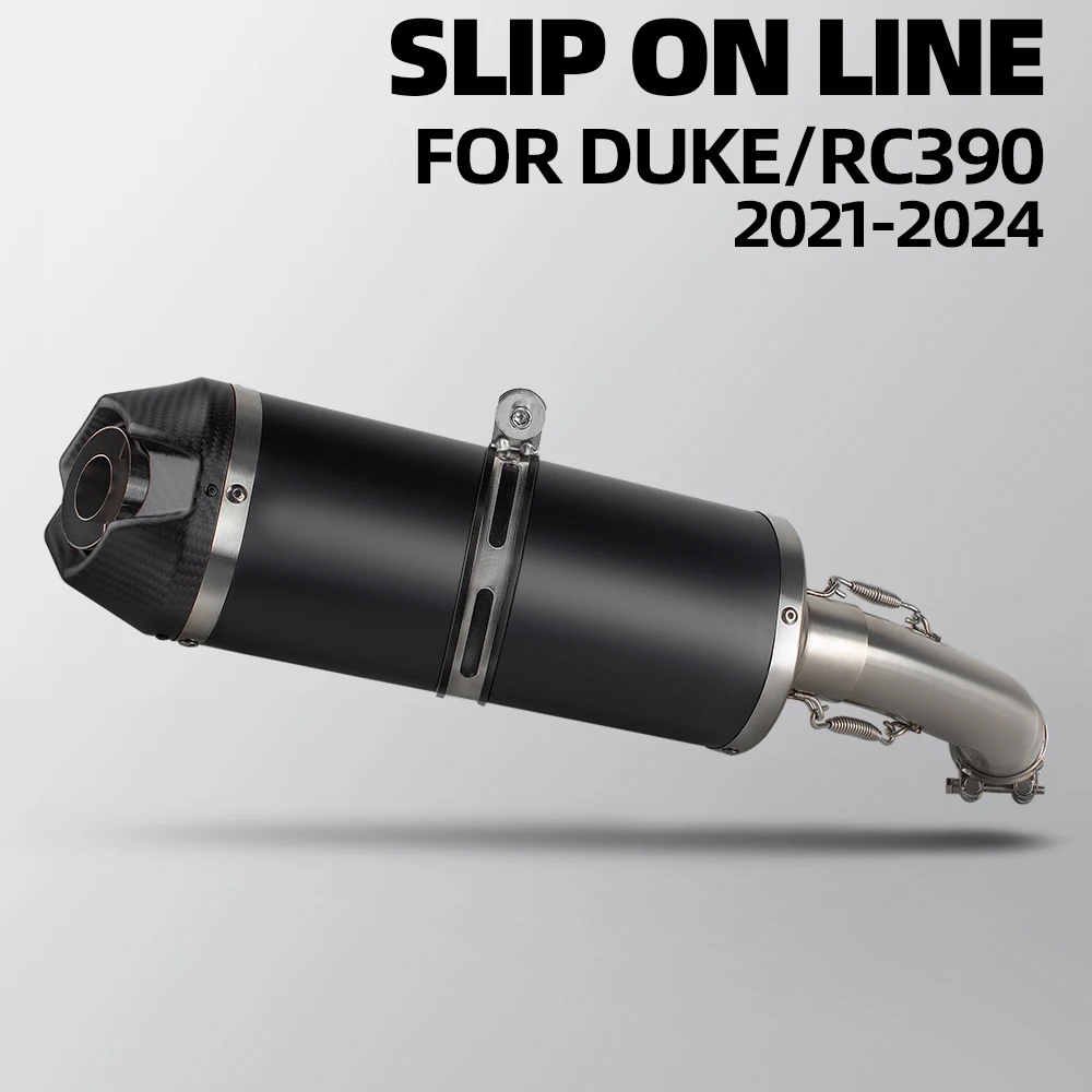 Motorcycle Exhaust Kit Sport Street Bike Exhausts Muffler With DB Killer Slip on Line For Duke390 Duke250 390ADV 250ADV
