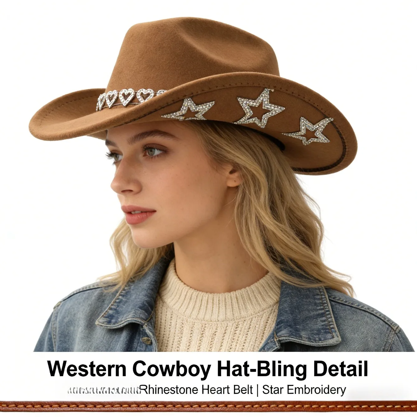 

Фетровая шляпа со звездой и сердечком, универсальная модная чародейка, привлекательный уникальный аксессуар, осенне-зимний вечерние стиль для банкета