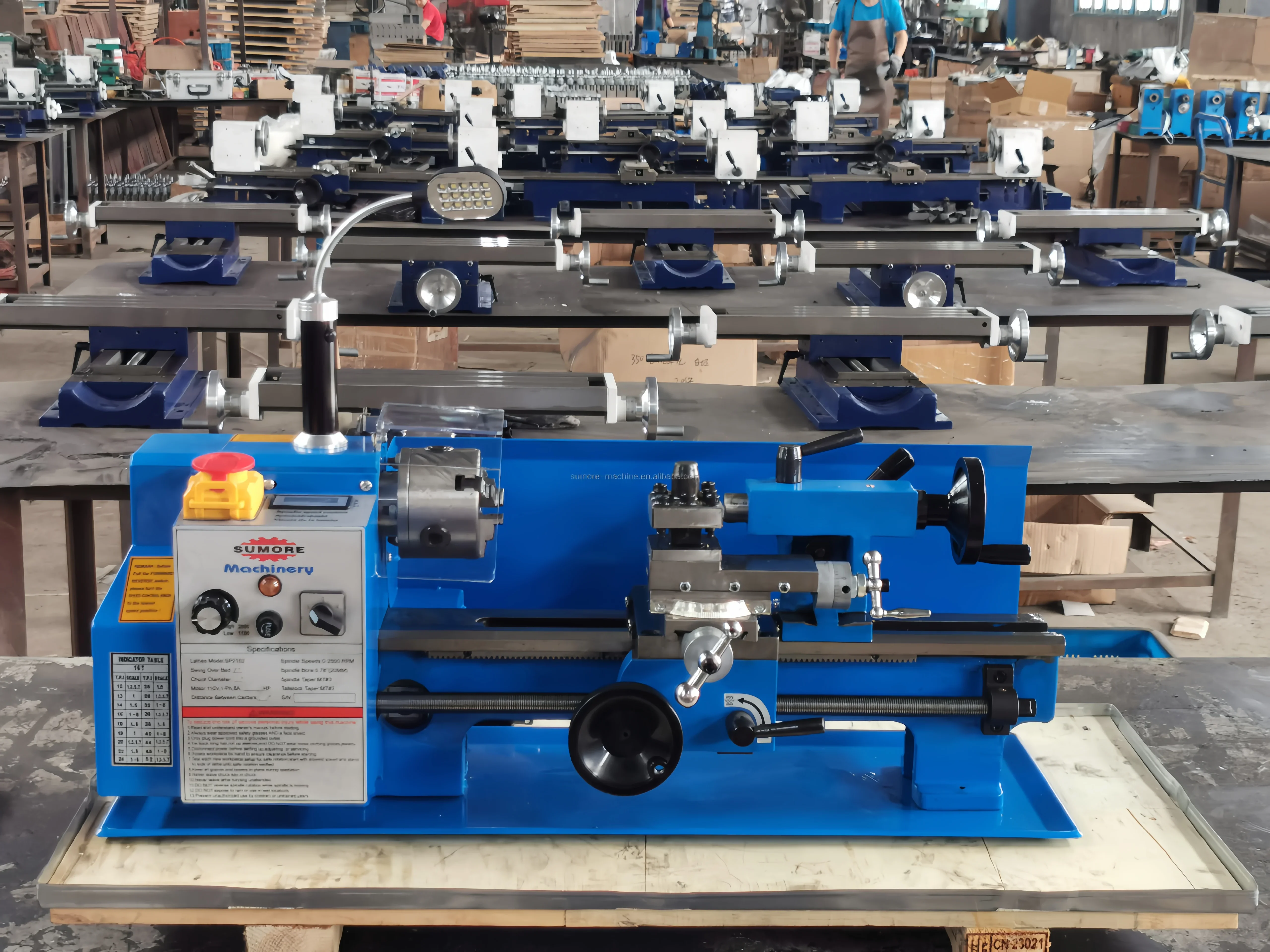 Original brand newsmall mini type desktop lathe Machine Mini Metal Bench Lathe for sale SP2102