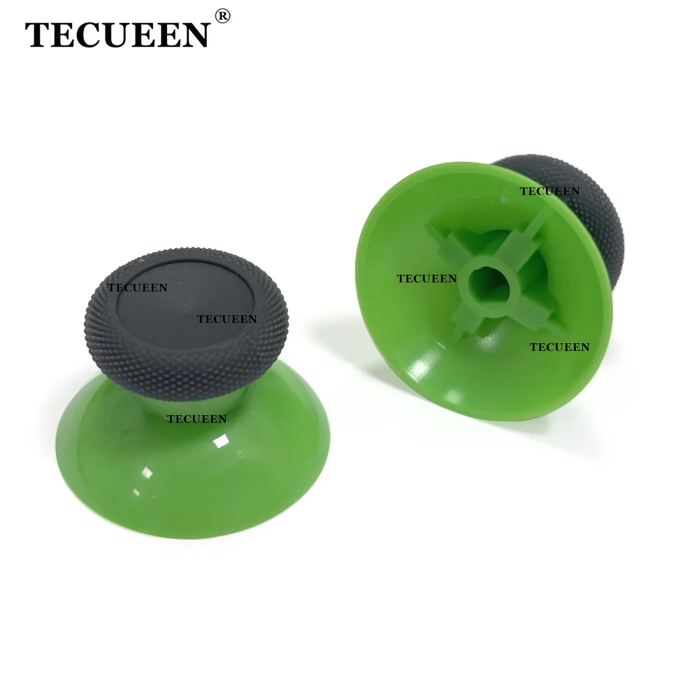 2pcs Gray Green Thumbsticks for Xbox One S Controller 3D Rocker Buttons Analog Joysticks Caps Thumb Stick Grip Cover