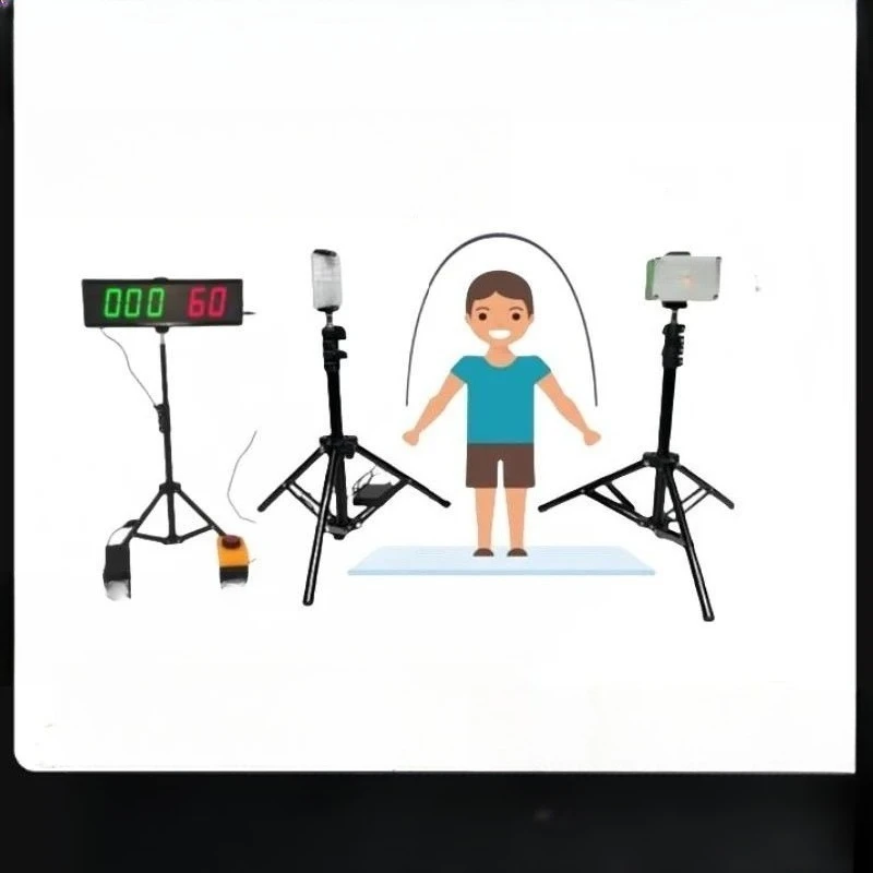 

Competition timing, intelligent electronic tester, counter, skipping rope timing tool