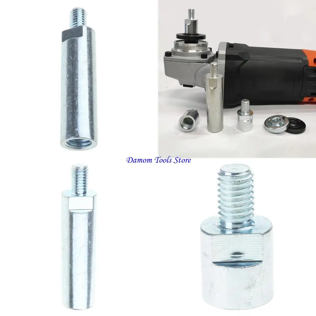 

57BE Angles Grinders Attachment 10 Male Thread to M14 Female Thread Adapter Converters for Angles Grinders Polisher Converters