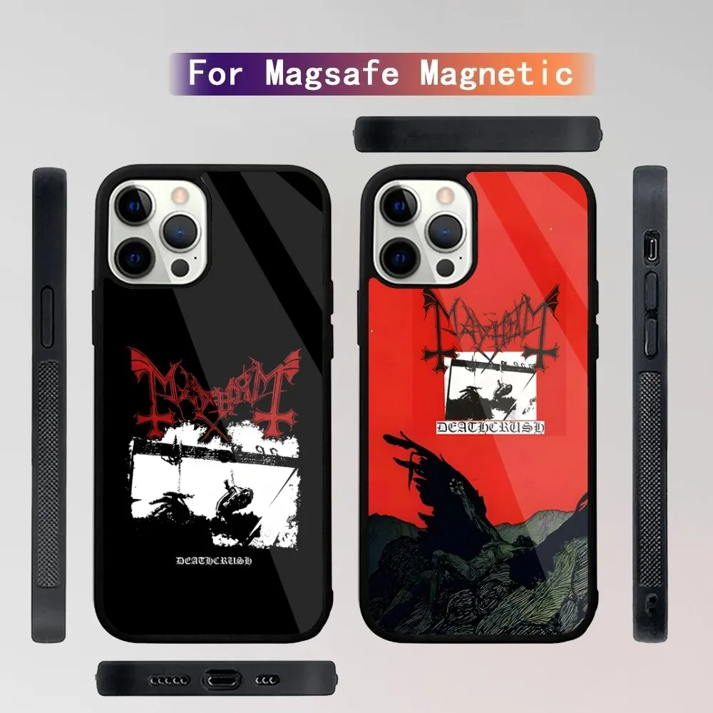 Mayhem Live In Leipzig Burzum Phone Case For iPhone 16,15,14,13,12,11,Plus,Pro,Max Mini Magsafe Magnetic Wireless Charging