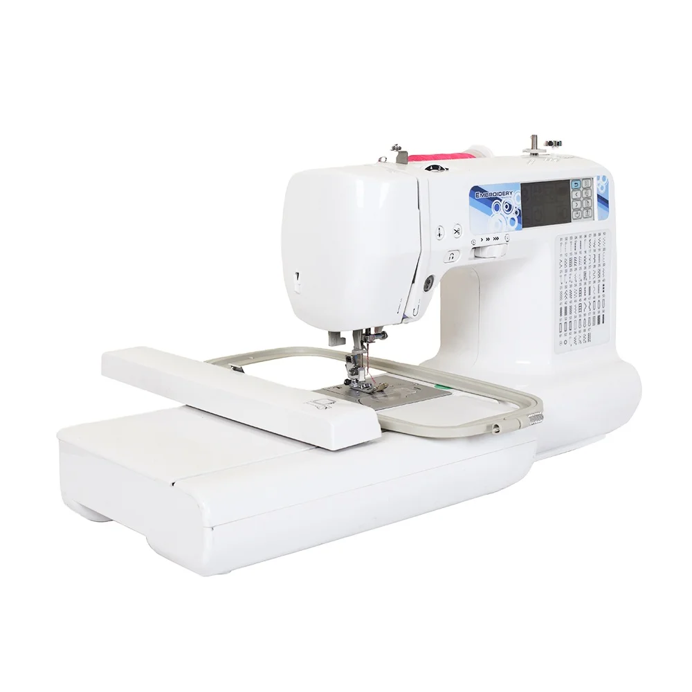 

2024 PooLin EOC890 Single Needle Portable Computerized Mini Sewing and Embroidery Machine with Good Price