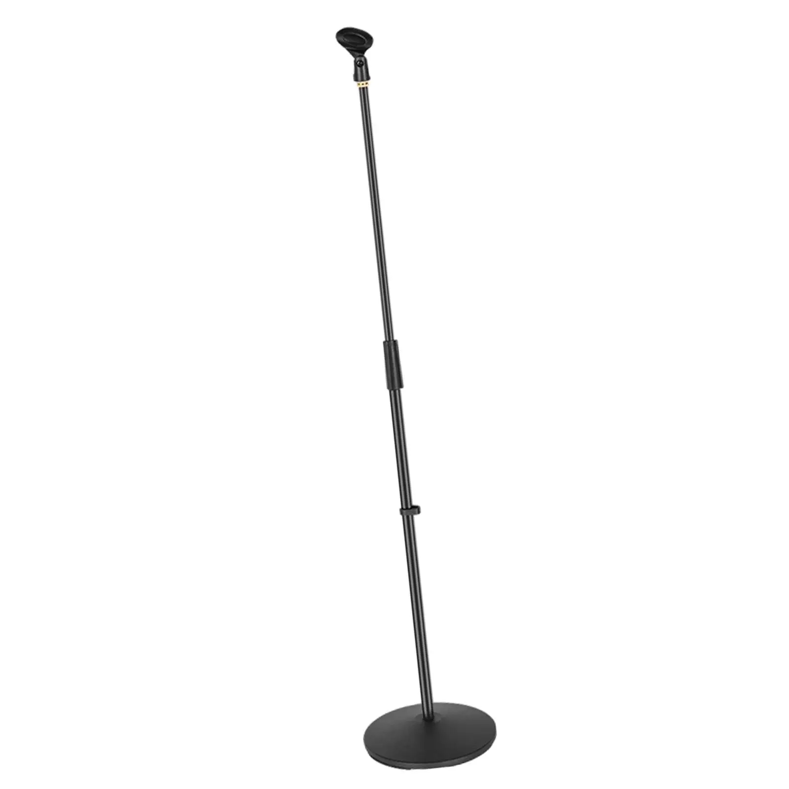Vertical Mic Stand Practical Parts Convenient Easy to Use Floor Mic Stand Disc Base for Meetings Studio Performance Live Singing