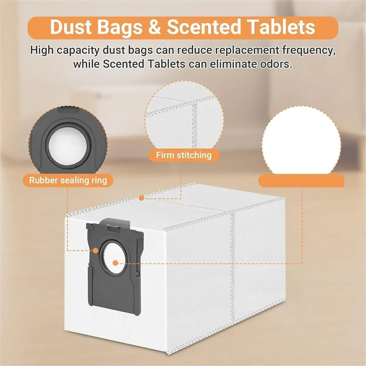 Replacement Kit for Aqua10 Ultra Roller Robot Vacuum, Main Brushes, Roller Mops,Filters, Side Brushes & Dust Bags