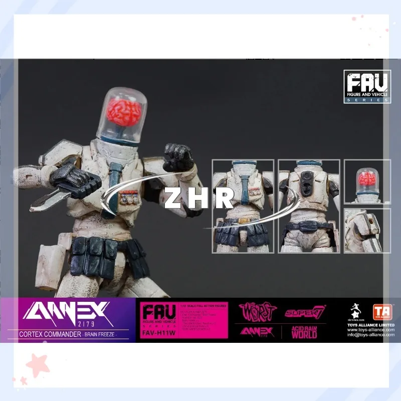 In Stock Acid Rain War ANNEX 2179 FAV-H11W Cortex Commander “Brain Freeze” Animation Model Action Figure Toy Collection Gift