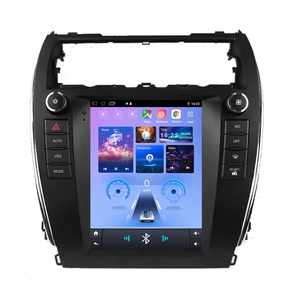 for Toyota Camry 2012-2014 Support Wireless Carplay Android Auto 4G LTE Octa Core 2 Din 9.7