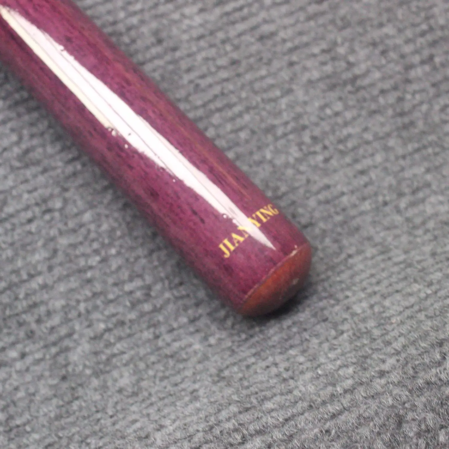 Professional Snooker Billiard Cue High Gloss Purple Solid Wood Pool Cue Stick For Home Bar Indoor Game