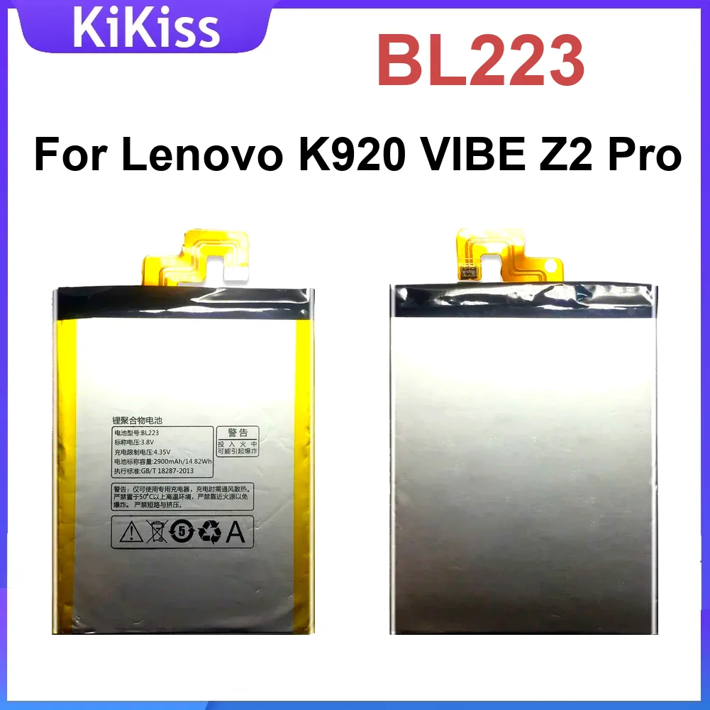 

BL223 Аккумулятор мобильного телефона 4000 мАч для Lenovo Vibe Z2 Pro K920 Премиум с быстрой зарядкой
