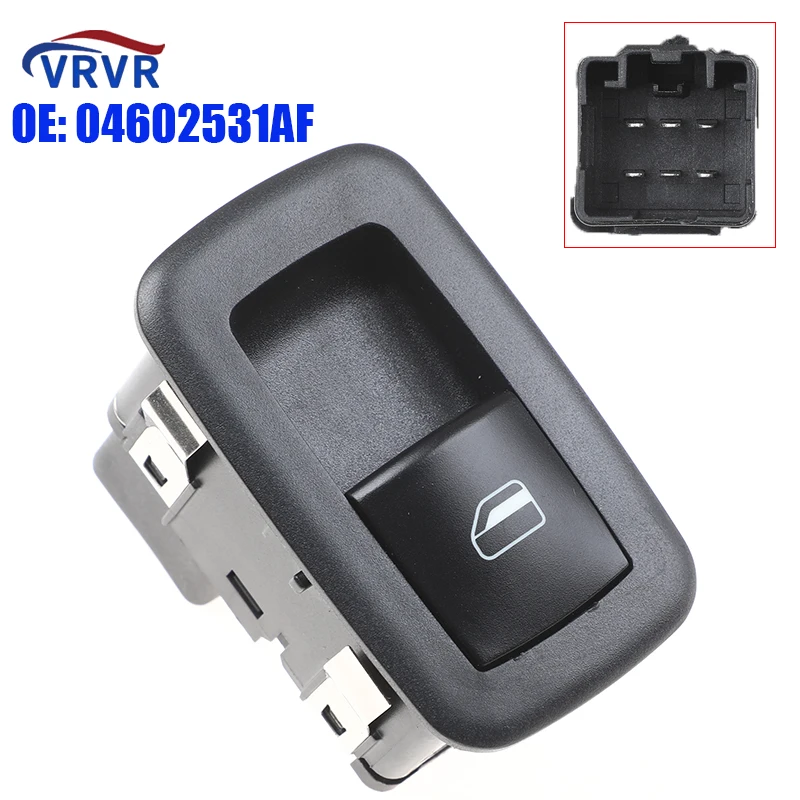 VRVR 04602531AF 04602531AE Single Power Window Switch For Chrysler Dodge Journey Jeep Liberty