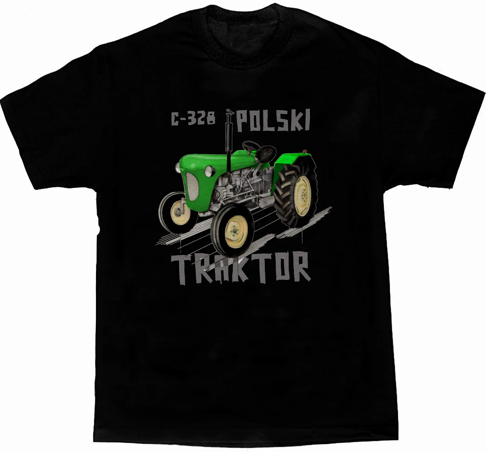 Poland Built Ursus C-328 Tractor T-Shirt. Summer Cotton Short Sleeve O-Neck Mens T Shirt New S-3XL