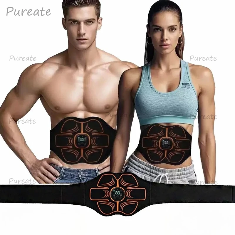 Stimulateur musculaire EMS, ceinture de tonification abdominale intelligente, entraîneur Abs, Recharge, masseur corporel, perte de poids, équipement de Fitness