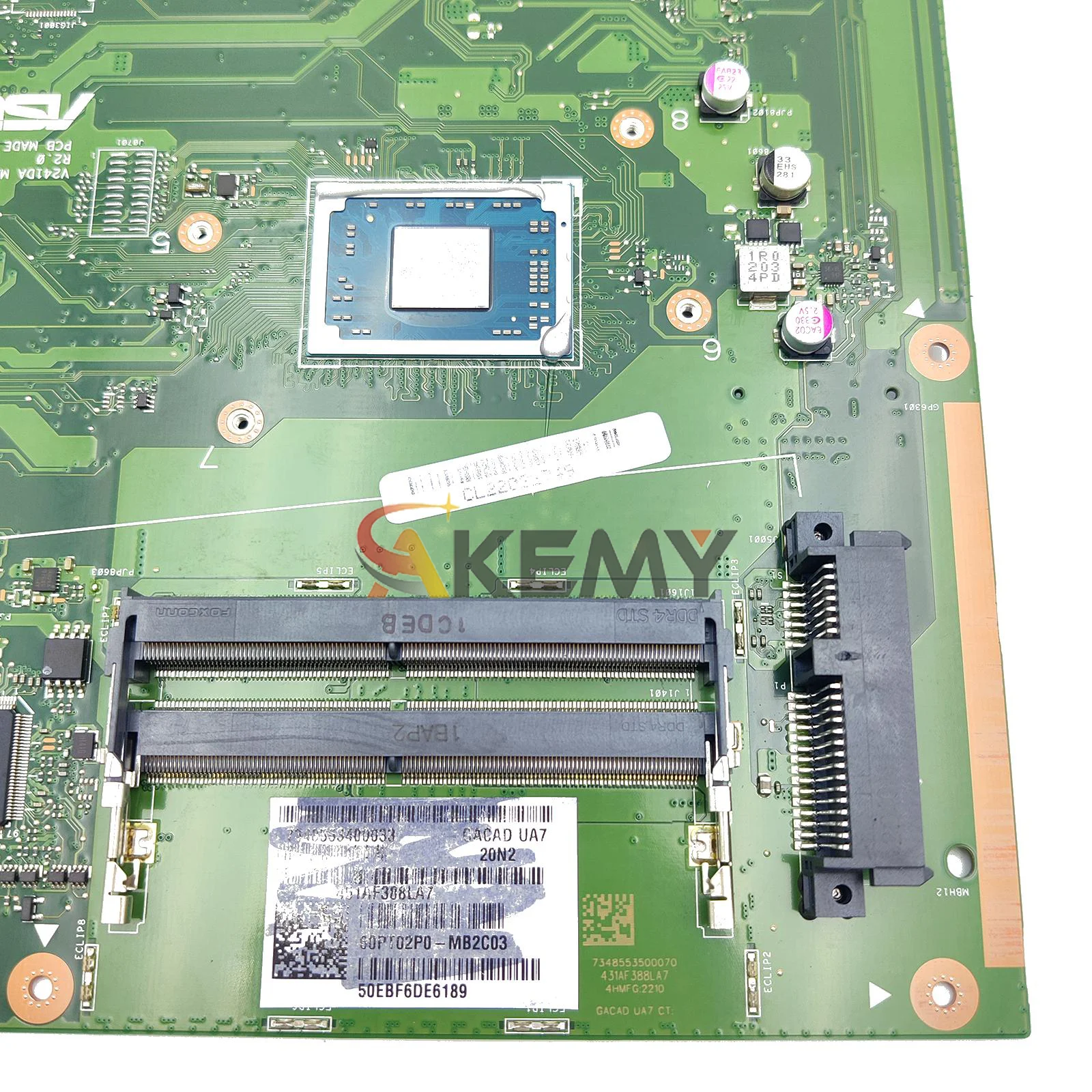 Материнская плата V241DA для ASUS Vivo AiO V241D V241DA, материнская плата с процессором R3 R5 R7, 100% тестирование, ОК, быстрая доставка, высокое качество