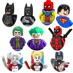 Décennie s de construction de figurines d'action, Super ForeMarvel, Joker, Batman, Harley Quinn, Catimporter Bricks, Anime Dolls, Mini Action Toy, Assemble Gift