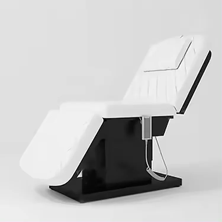 

Modern Style 3 Motor Controlled Height Adjustable Stable Stainless Steel Base Customizable Color Massage Bed