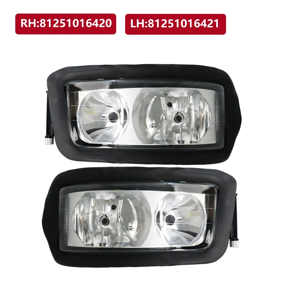 1PCS High Quality Headlight Head Lamp Electric For MAN TGA Truck Parts 81251016421 RH 81251016420 LH