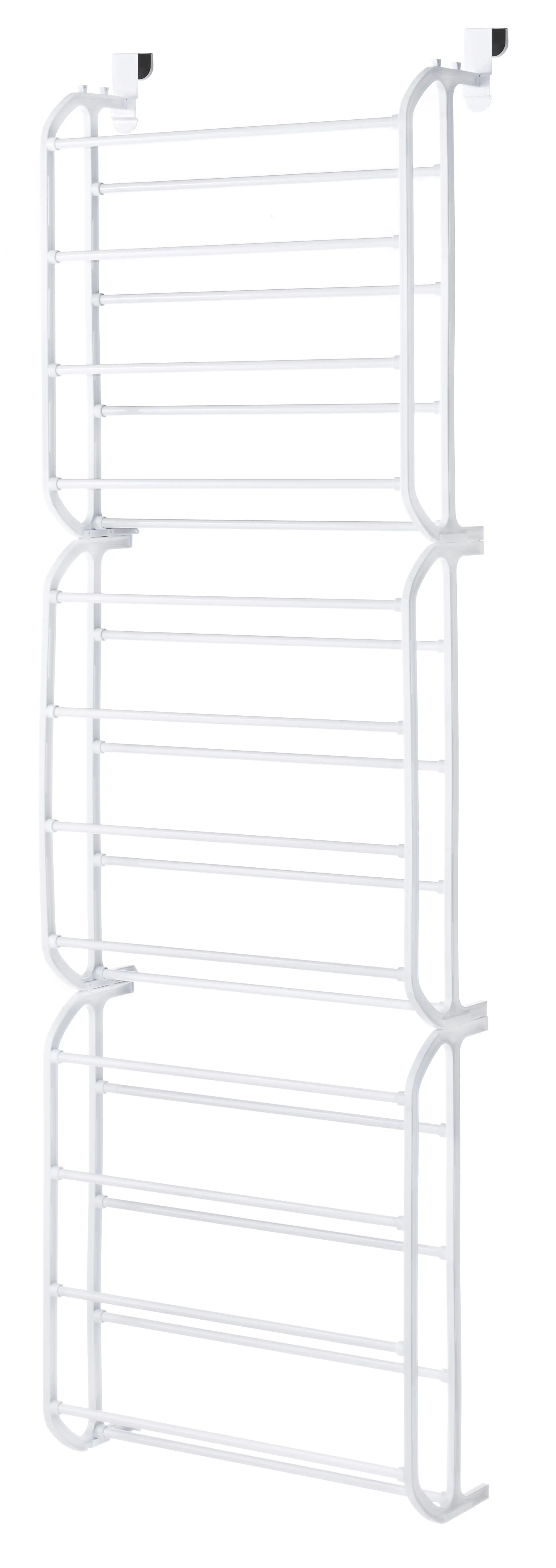 

Whitmor 12-Tier 36 Pair OTD Shoe Rack - Resin -White