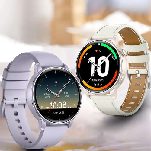 Reloj inteligente Wonlex GPS para mujer, pantalla AMOLED de 1,32 pulgadas, reloj inteligente a la moda para mujer, brújula 3ATM, resistente al agua, 170 + modos deportivos