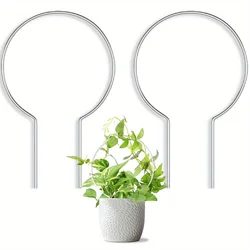 Round transparent acrylic plant stand, suitable for indoor and outdoor use, suitable for small climbing plants, etc.
