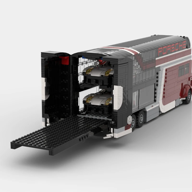 City Series Racing Transportvoertuig Bouwsteenmodel Passagiersvervoer Assemblage Technologie Bakstenen Speelgoed Kindercadeau