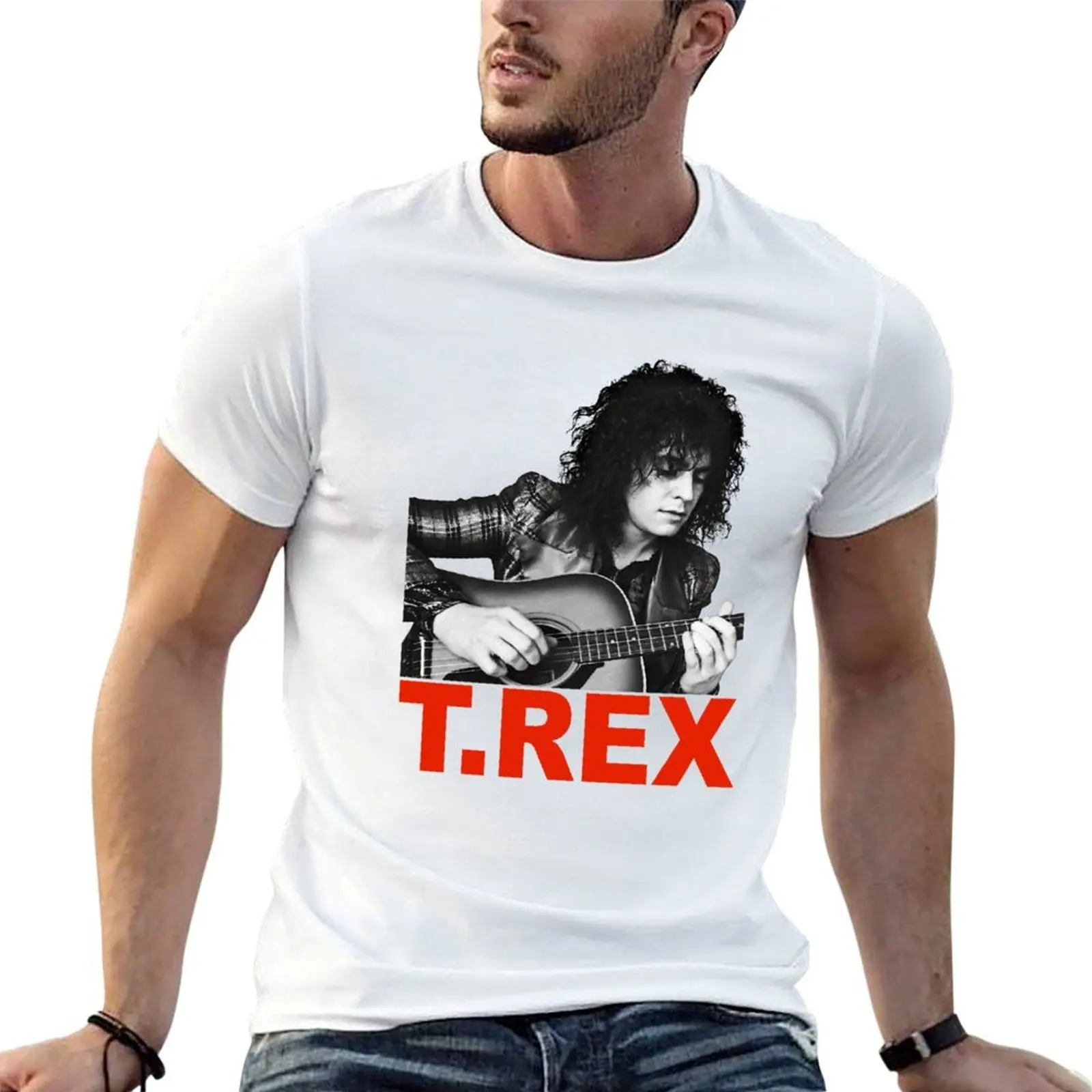 Marc Bolan Singer Classic T-Shirt summer tops anime stuff mens cotton t shirts