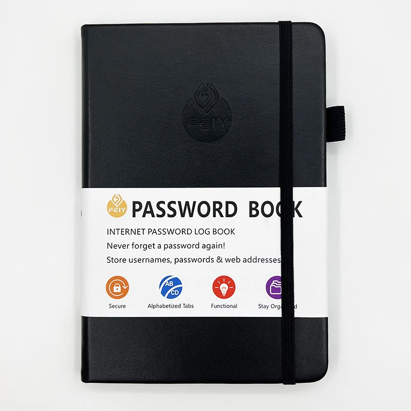 Cuaderno grueso portátil para estudiantes, suministros de papelería de oficina, libro de contraseña, diario, minutos de reunión, Bloc de notas,