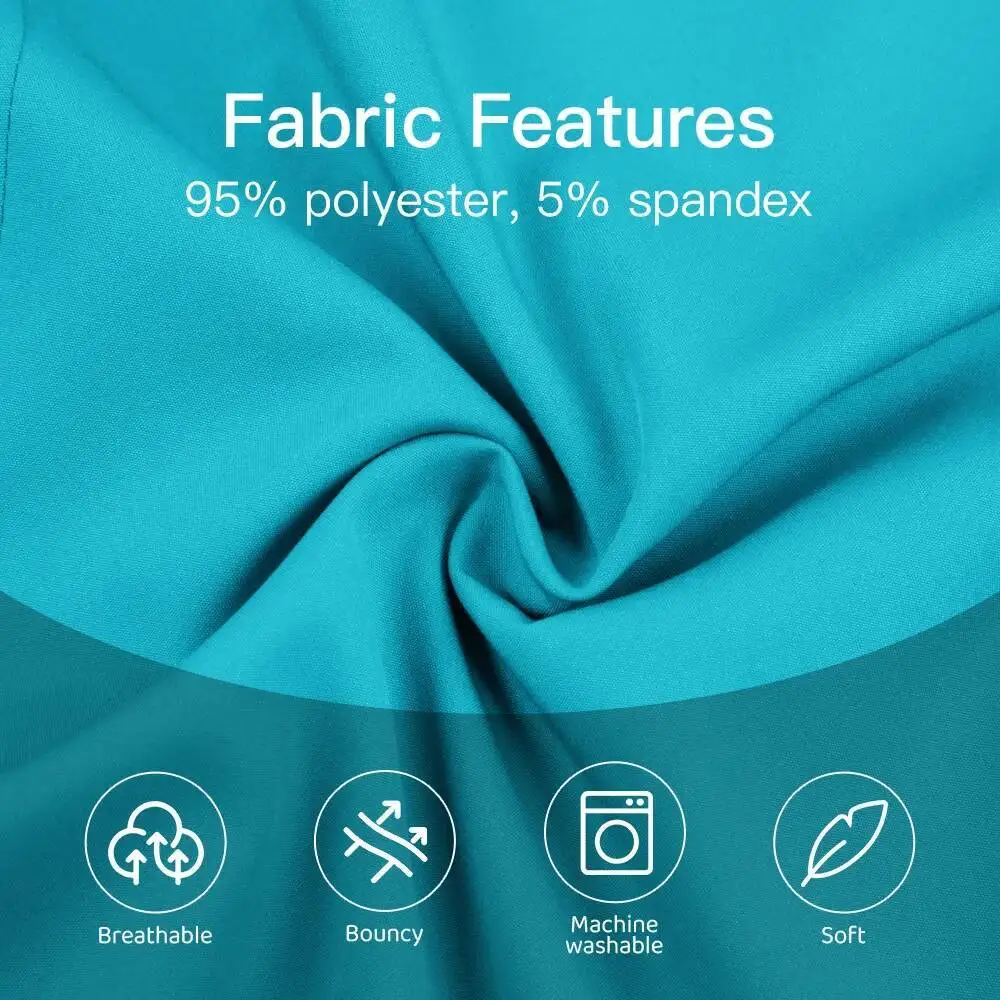 Nuovo set uniforme per scrub alla moda Tessuto medico chirurgico economico in poliestere rayon spandex per scrub infermieristico