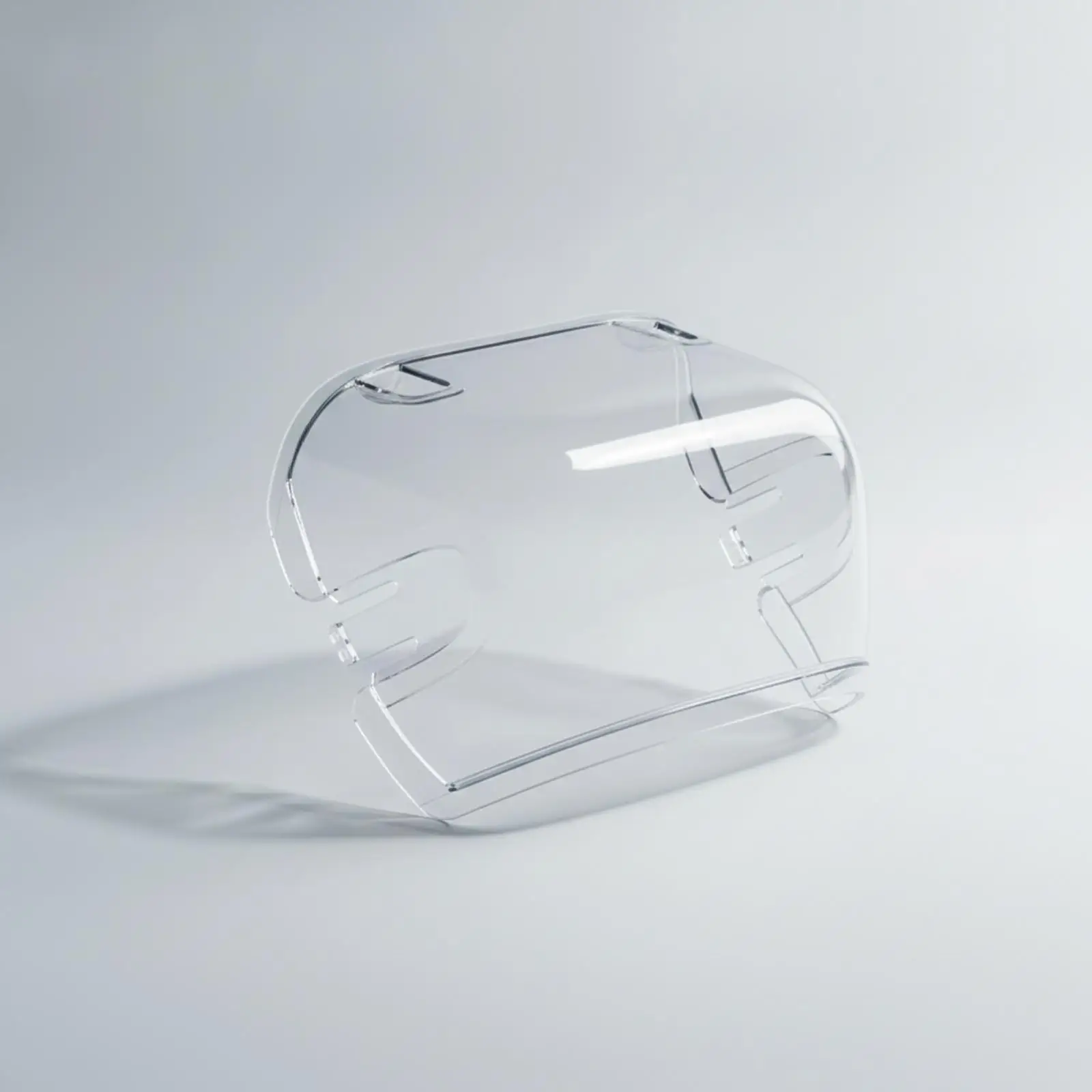 Transparent RFID Cat Feeder Bowl Back Cover for Pet Microchip Feeder Dust Protection