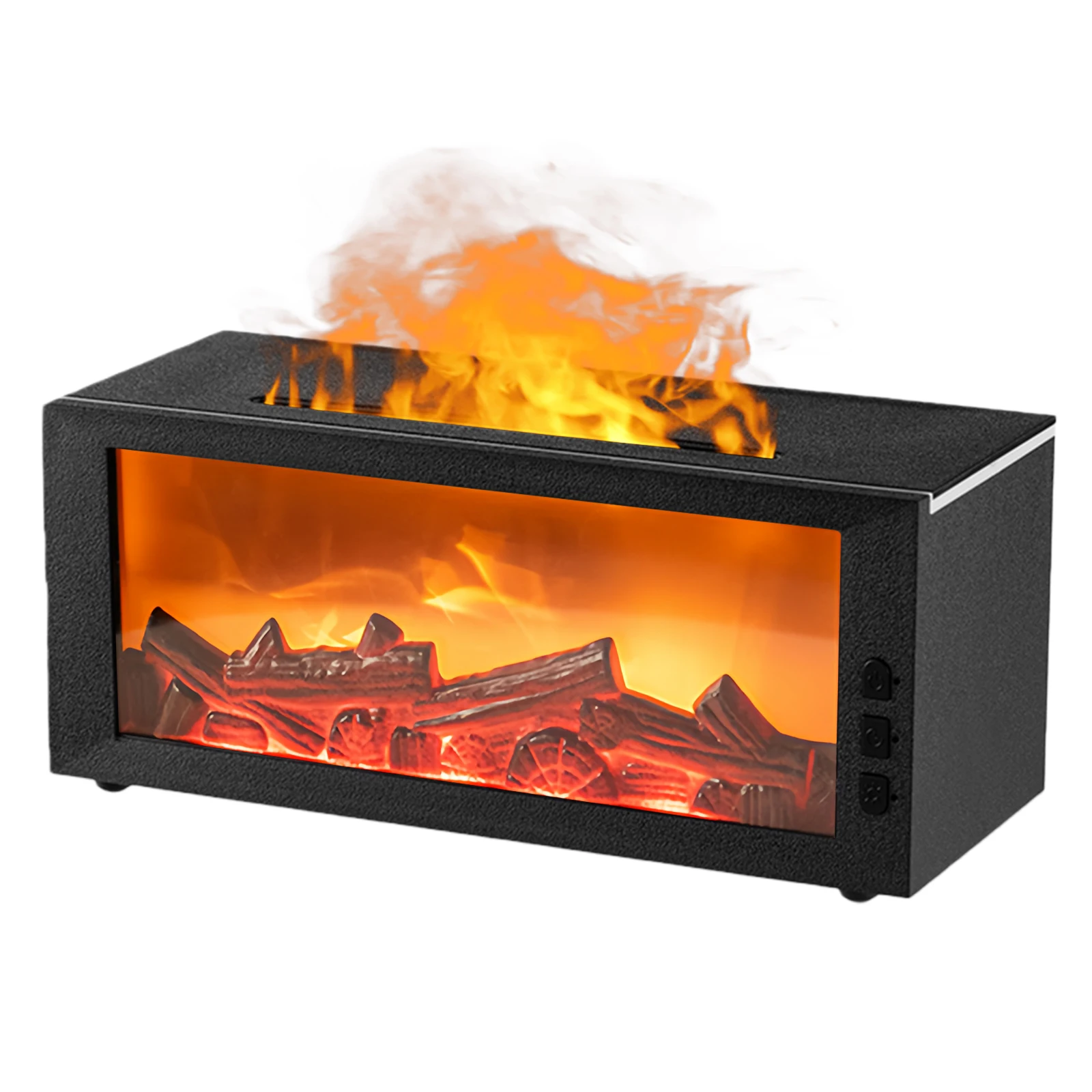 

Увлажнитель воздуха с эффектом пламени камина, 7 цветов, диффузор для эфирных масел с таймером, аромадиффузор для спальни