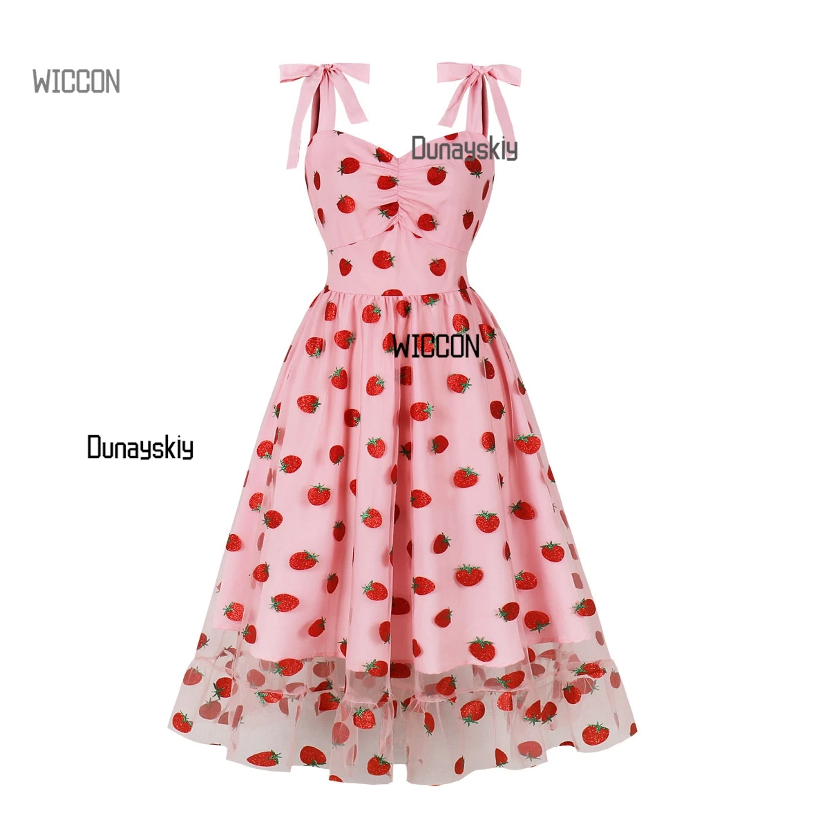 Natale fragola stampa vita maglia dimagrante vestito Lolita estate Anime Jirai Kei kawaii spiaggia quotidiana festa di Halloween cosplay