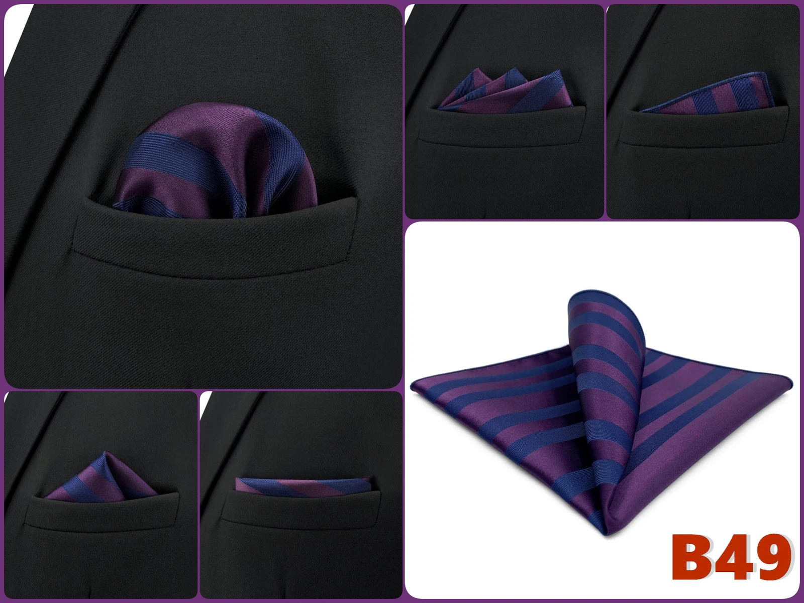 Men Pocket Square Handkerchief Multi Styles Paisley Floral Suit Pocket Towel Hanky Vintage Business Wedding Accessories 32cm