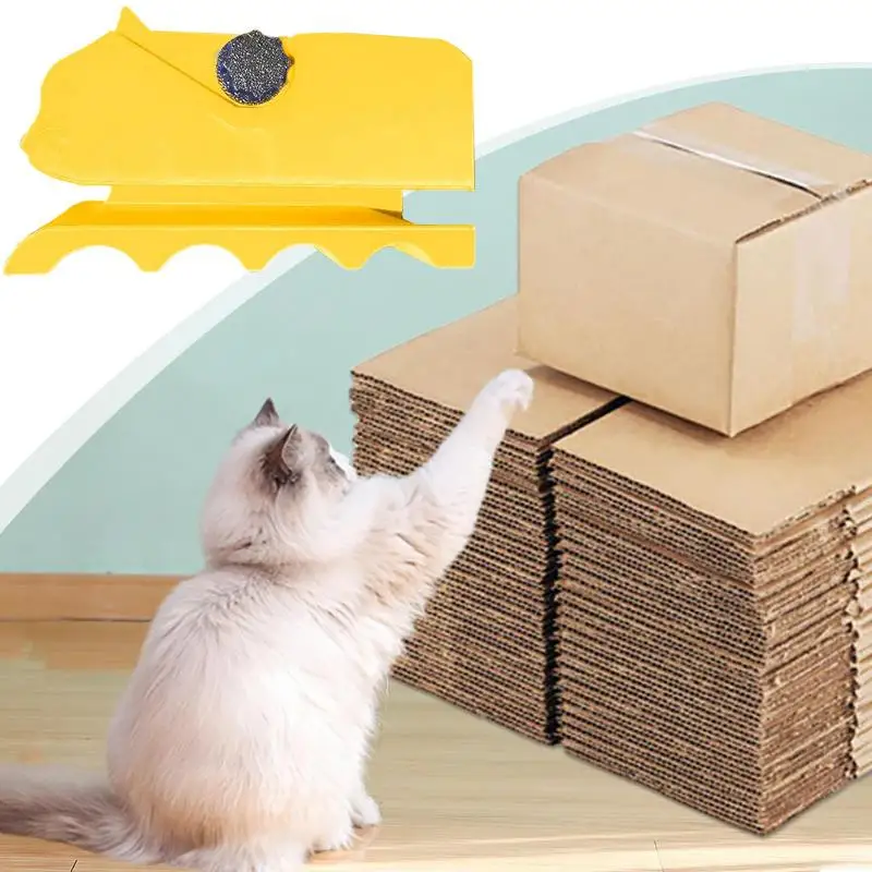 Cardboard Cutter For Cat Scratchers Cat Shaped Handheld Cardboard Recycle Tool Cardboard Strips Handheld Cutting Machine For