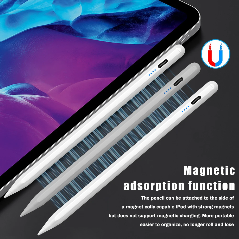 For Apple Pencil 2 1 Palm Rejection Tilt Sensitive iPad Accessories For iPad Pencil 2022 2021 2020 2019 2018 Air Pro Mini Stylus