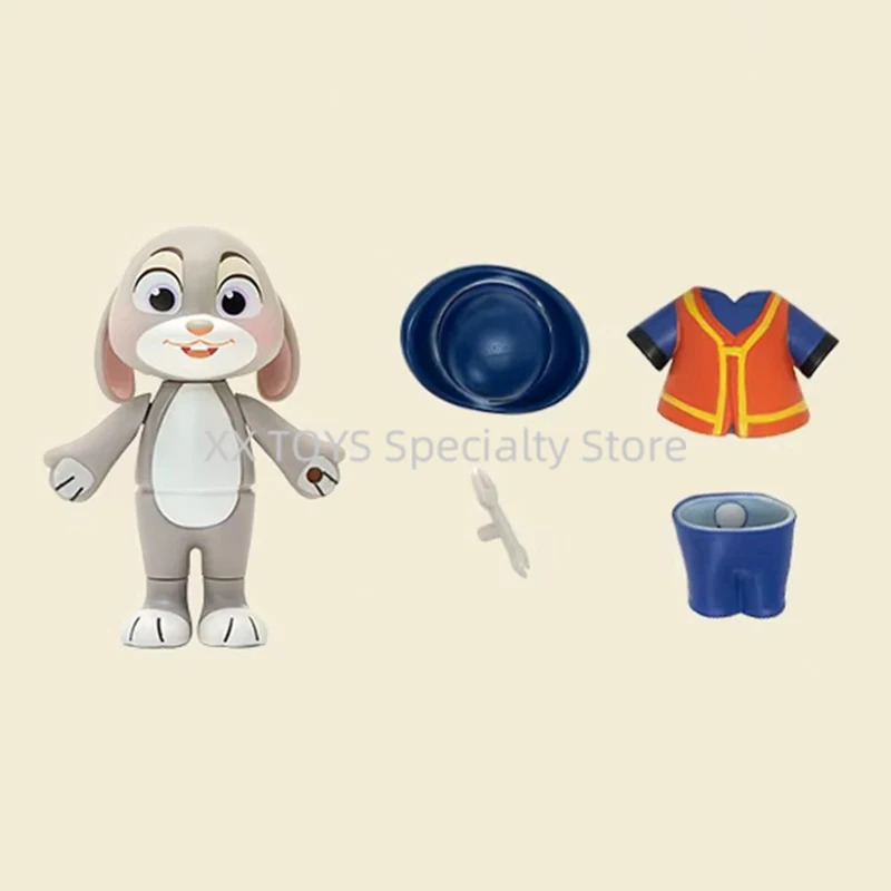 Disney Zootopia Judy Hopps Costume Toys Set Children's Heart Series Dress Up Anime Figures Girls Play House Toys Birthday Gifts