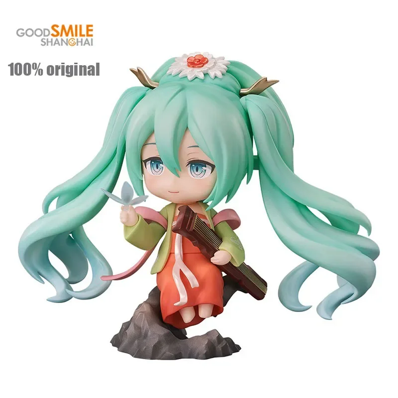 In Stock Original Good Smile Nendoroid Hatsune Miku High Mountains and Flowing Water Anime Action Figure Model Toy for Girl Gift