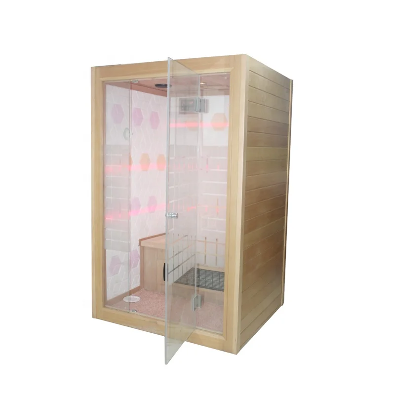 2 Person Salt Bricks Far Infraed Sauna Room With Salt Generator Used for Salt Therapy